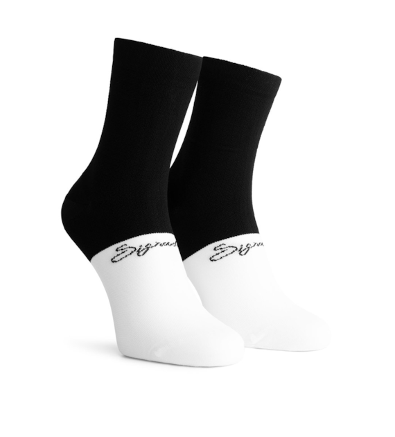 Rogelli skarpetki SIGNATURE czarno białe L