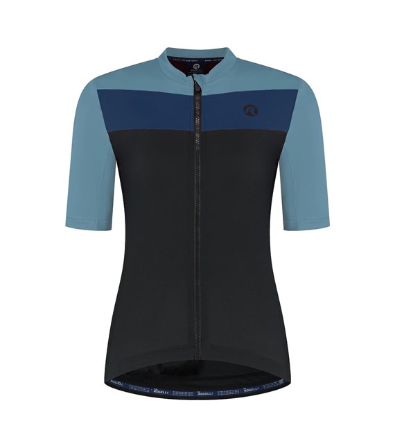 Rogelli koszulka CORE BLOCK LDS czarno nieb. S