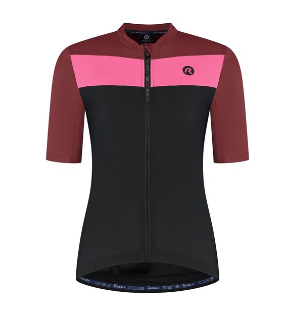 Rogelli koszulka CORE BLOCK LDS czarno czerw. XXL