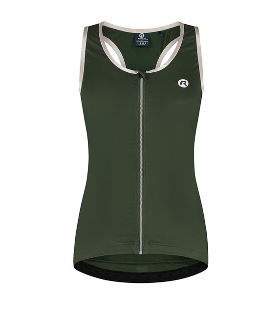 Rogelli koszulka bez rękawków ABBEY zielona S