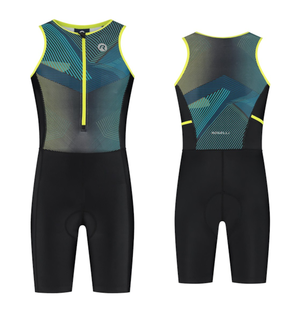 Rogelli kombinezon FLORIDA GRAPHIC zielony S