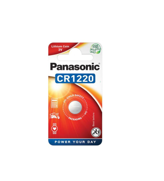 Bateria CR1220 PANASONIC 1 szt. cena za blis.