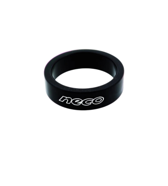 Dystans steru Neco 1 1/8'' 5 mm czarny pak. po 5