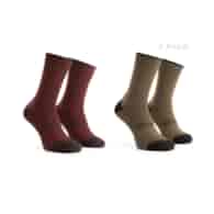 Rogelli skarpetki WOOL bordo i brąz M 36-39 2pak