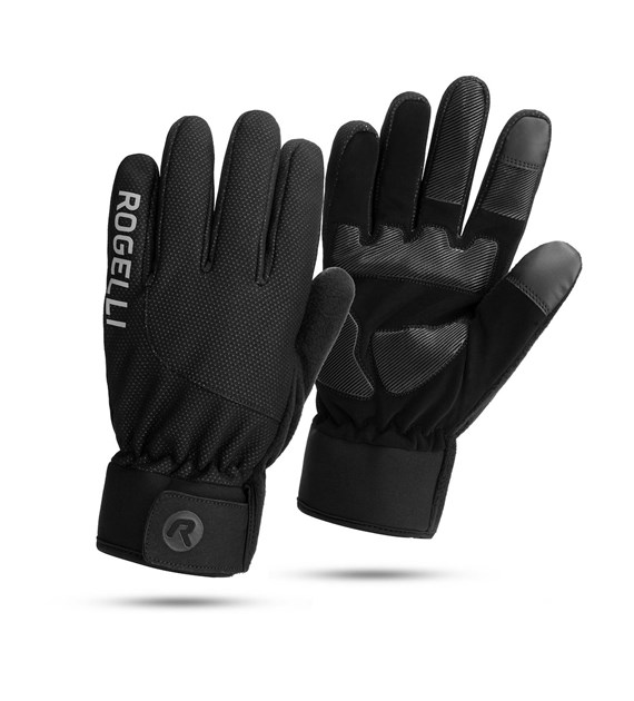 Rogelli rękawiczki ALTA KIDS czarne 152-164