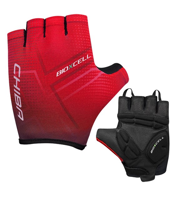 CHIBA rękawiczki BIOXCELL TAN THROUGH czerw. S