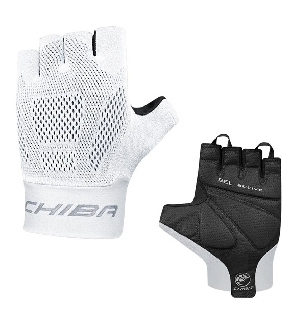 CHIBA rękawiczki GEL SUPER COMFORT białe M