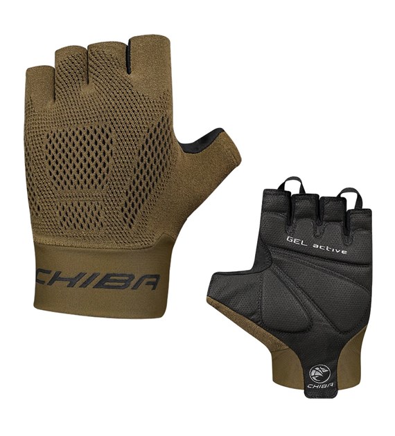 CHIBA rękawiczki GEL SUPER COMFORT oliwkowe S