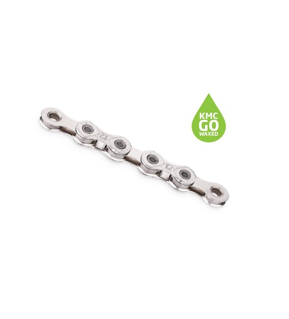 KMC Łańcuch X12 126 ogniw srebrny BOX WOSK