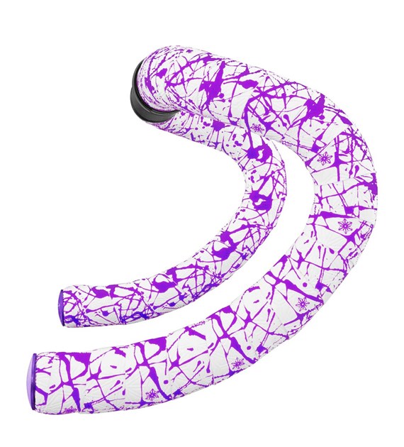 SUPACAZ Owijka SUPER STICKY SPLAT biało purpurowa