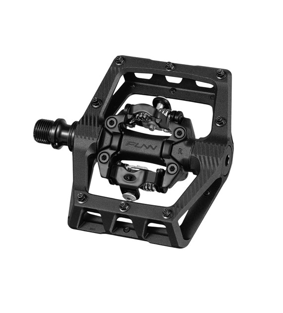 FUNN pedały RIPPER 2 czarne dwustronne