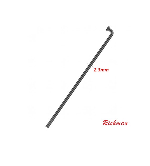RICHMAN szprycha S13 nierdz. czarna 264 mm op.36s