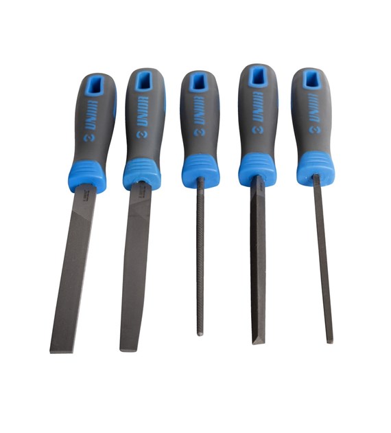 UNIOR Zestaw pilników, półgładzików 762/5 1/2S