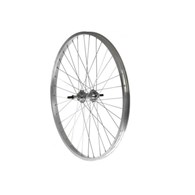 Koło 20'' tył wolnobieg zwykłe obręcz srebrna