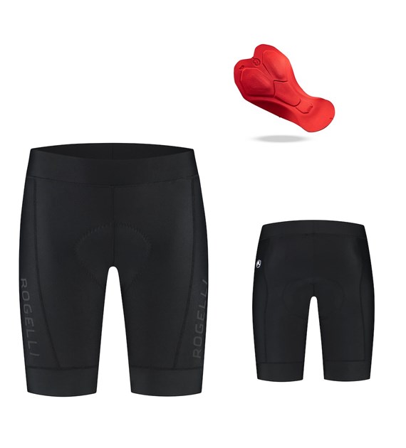 Rogelli spodenki bez szel. ESSENTIAL II czarne XXL