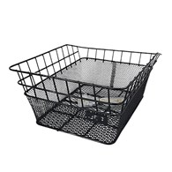 Koszyk rowerowy tył drut/siatka ścięty HT-193A