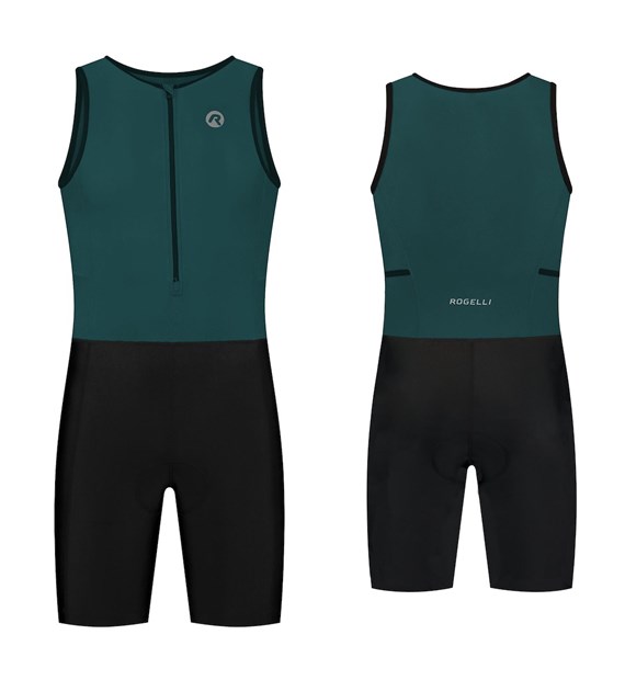 Rogelli kombinezon FLORIDA czarno turkusowy XXL