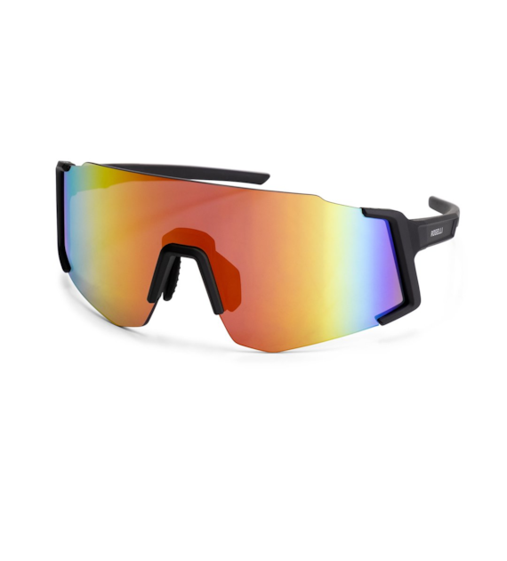 Rogelli okulary SABRE czarno czerwone
