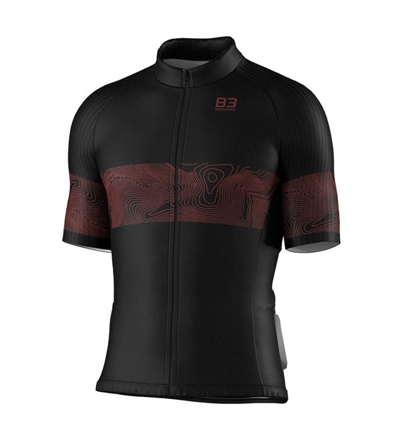 Biemme koszulka GENESIS czarno ceglana XL