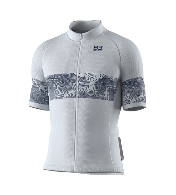 Biemme koszulka GENESIS biało granatowa 3XL