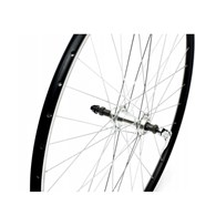 Koło 26'' tył woln. stożek O-czarna/P-srebrna QR