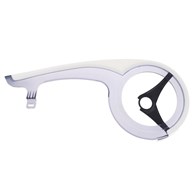Osłona łańcucha PUMA PC transp/biała z uchwytem