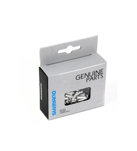 Końcówka linki przerzutki Shimano srebrna 100 szt.