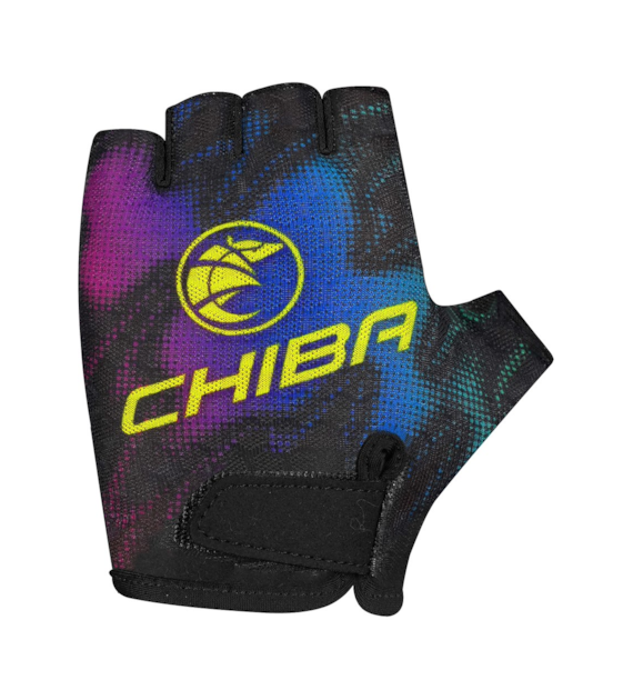 CHIBA rękawiczki KIDS XS czarno niebieskie