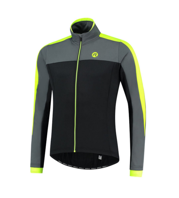 Rogelli bluza FREEZE czarno szaro żółta 7XL
