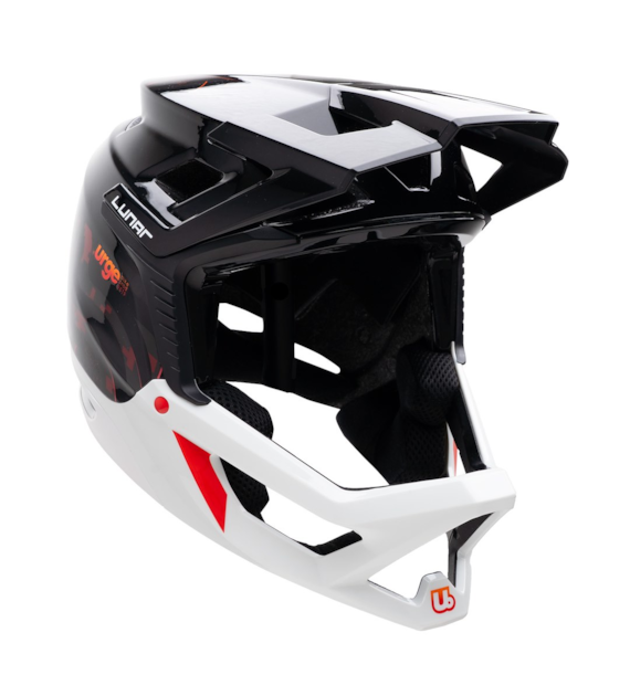 URGE kask LUNAR CzarnO pomarańczowy L/XL 56-58 cm