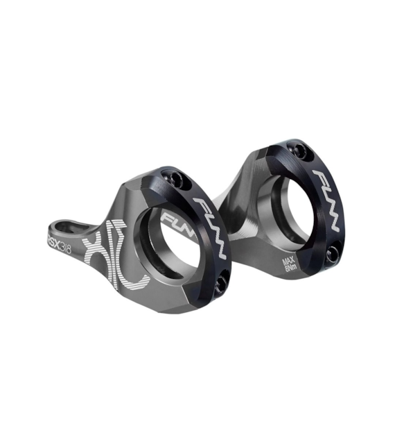 FUNN wspornik kierownicy RSX 31,8 30mm szary
