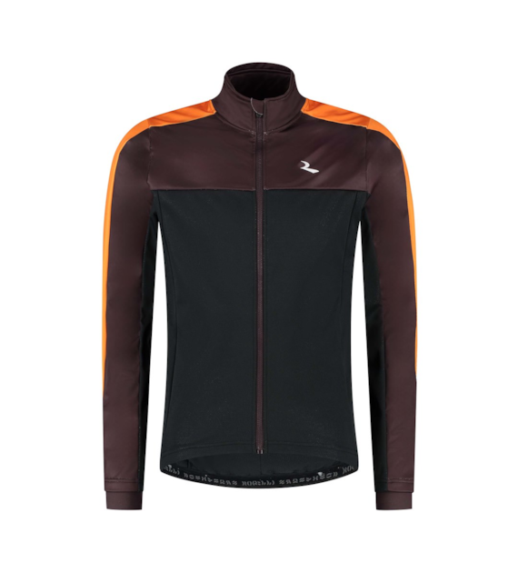 Rogelli bluza FREEZE czarno bordowo pomarańcz. 5XL