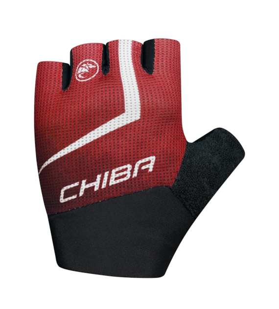 CHIBA rękawiczki YOUTH XS/S czerwono białe