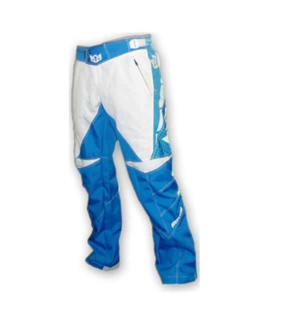 ROYAL Spodnie RACE niebiesko białe XL